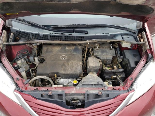 5TDKK3DC5FS669993 - 2015 TOYOTA SIENNA LE RED photo 7