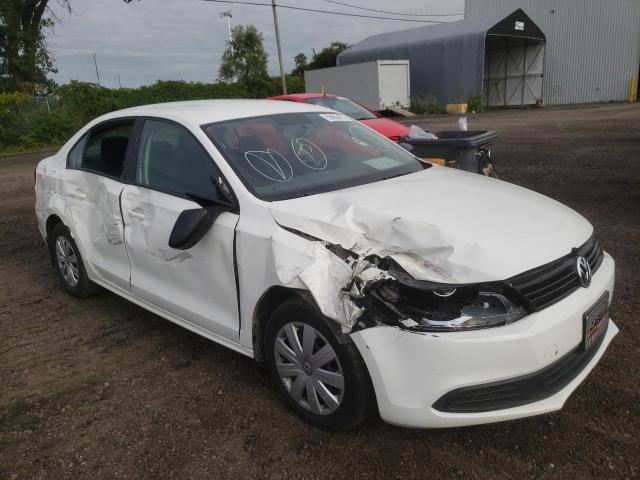 3VW1K7AJ7DM316137 - 2013 VOLKSWAGEN JETTA BASE WHITE photo 1