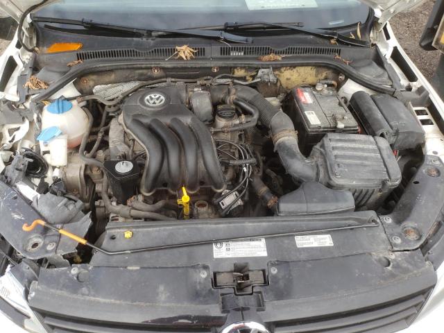 3VW1K7AJ7DM316137 - 2013 VOLKSWAGEN JETTA BASE WHITE photo 7