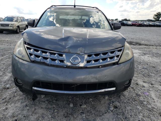 JN8AZ08T57W500126 - 2007 NISSAN MURANO SL GRAY photo 9