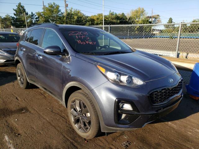 KNDP6CAC6L7716940 - 2020 KIA SPORTAGE S BLUE photo 1