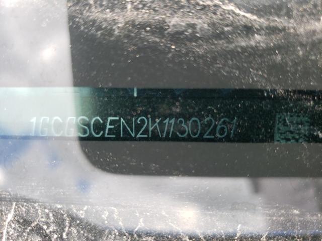 1GCGSCEN2K1130261 - 2019 CHEVROLET COLORADO L BLUE photo 10