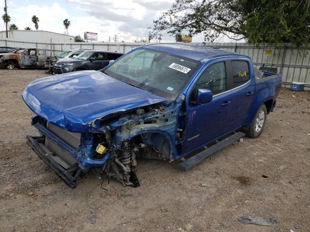 1GCGSCEN2K1130261 - 2019 CHEVROLET COLORADO L BLUE photo 2