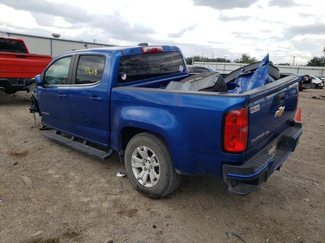 1GCGSCEN2K1130261 - 2019 CHEVROLET COLORADO L BLUE photo 3