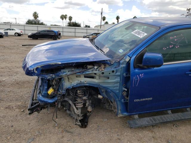 1GCGSCEN2K1130261 - 2019 CHEVROLET COLORADO L BLUE photo 9