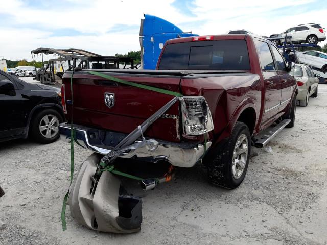 1C6RR7NT1HS768571 - 2017 RAM 1500 LARAM BURGUNDY photo 4