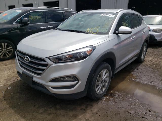 KM8J3CA49JU766071 - 2018 HYUNDAI TUCSON SEL SILVER photo 2