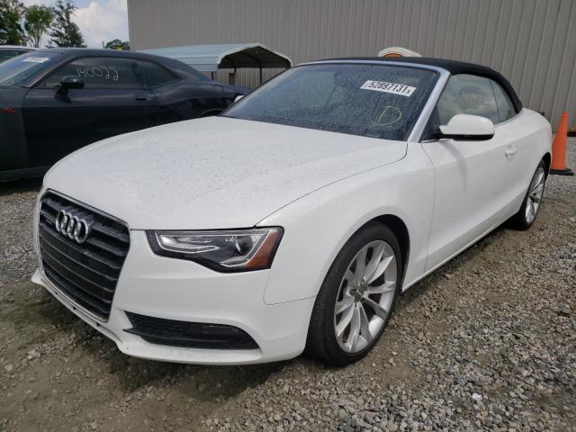 WAUVFAFH0DN000500 - 2013 AUDI A5 PRESTIG WHITE photo 2