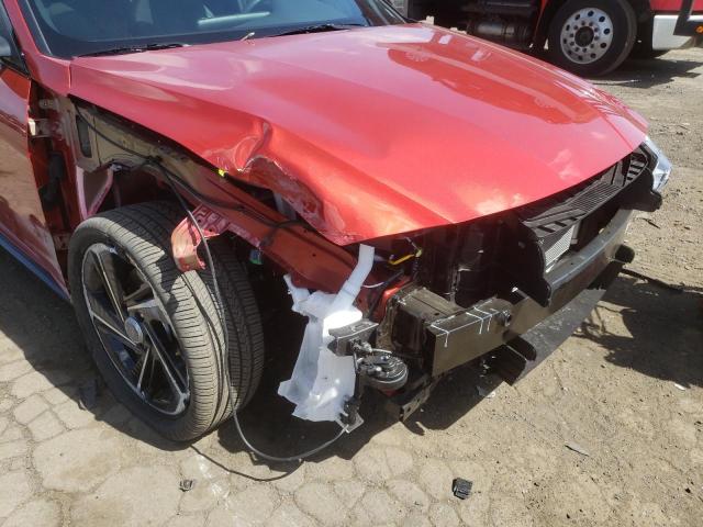 KMHLR4AF7NU341887 - 2022 HYUNDAI ELANTRA N RED photo 9