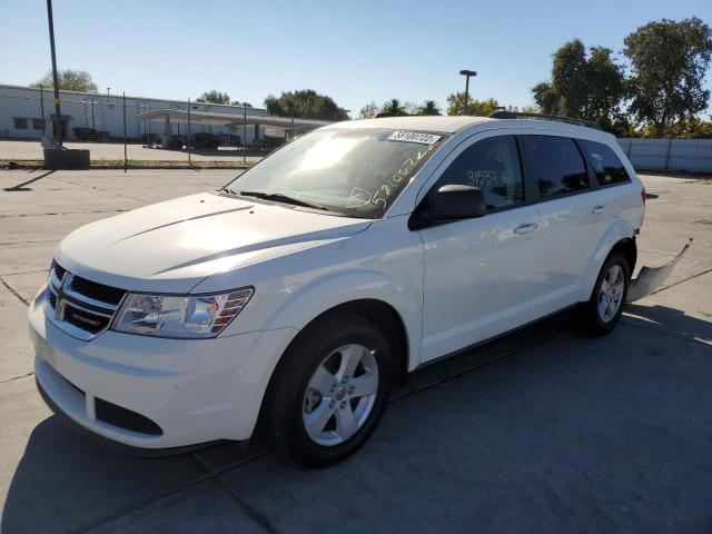 3C4PDCAB6GT238775 - 2016 DODGE JOURNEY WHITE photo 2