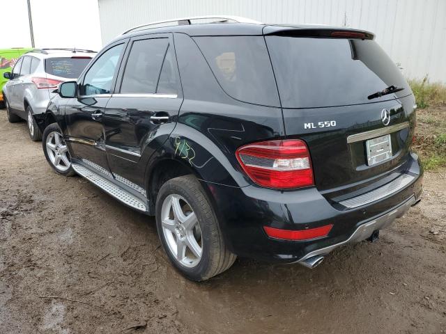 4JGBB72E19A473493 - 2009 MERCEDES-BENZ ML 550 BLACK photo 3