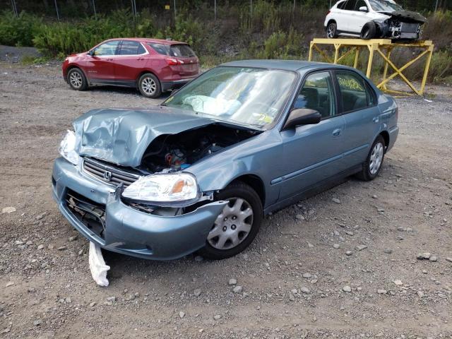 2HGEJ6614YH562899 - 2000 HONDA CIVIC BASE  photo 2