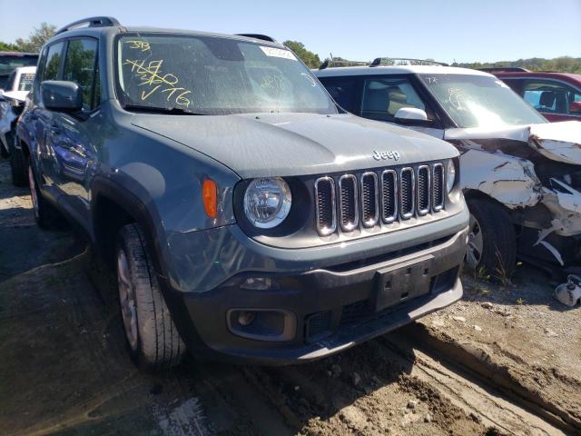 ZACCJBBB5HPG39596 - 2017 JEEP RENEGADE L GRAY photo 1