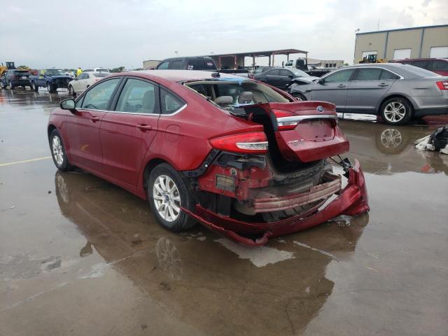 3FA6P0G71JR267437 - 2018 FORD FUSION S RED photo 3