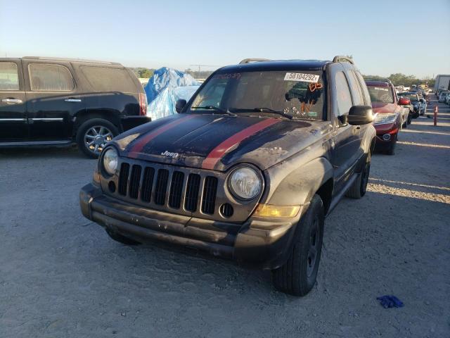 1J4GL48K36W206089 - 2006 JEEP LIBERTY SP BLUE photo 2