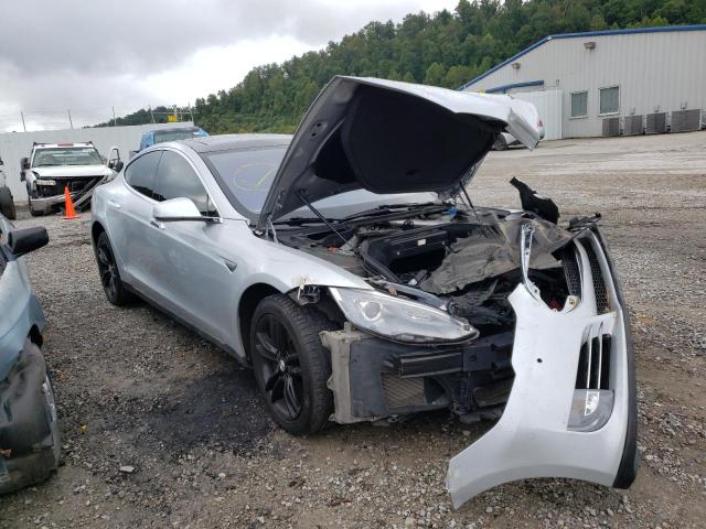 5YJSA1CP1DFP26171 - 2013 TESLA MODEL S Արծաթագույն լուսանկար 1