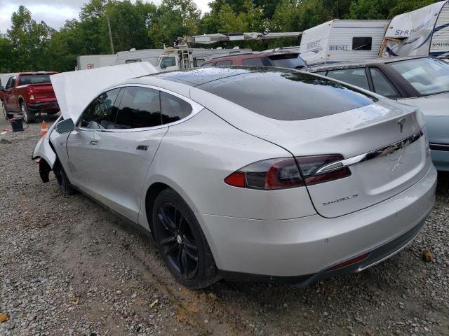 5YJSA1CP1DFP26171 - 2013 TESLA MODEL S Արծաթագույն լուսանկար 3