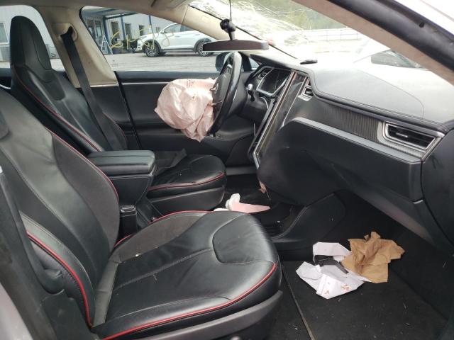 5YJSA1CP1DFP26171 - 2013 TESLA MODEL S Արծաթագույն լուսանկար 5