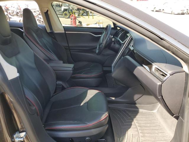 5YJSA1DP7DFP06229 - 2013 TESLA MODEL S Շագանակագույն լուսանկար 5