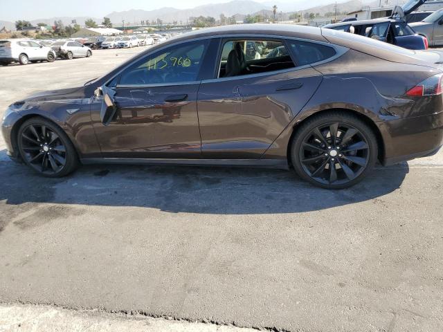5YJSA1DP7DFP06229 - 2013 TESLA MODEL S Շագանակագույն լուսանկար 9