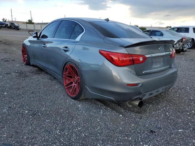 JN1BV7AP7FM340622 - 2015 INFINITI Q50 BASE CHARCOAL photo 3