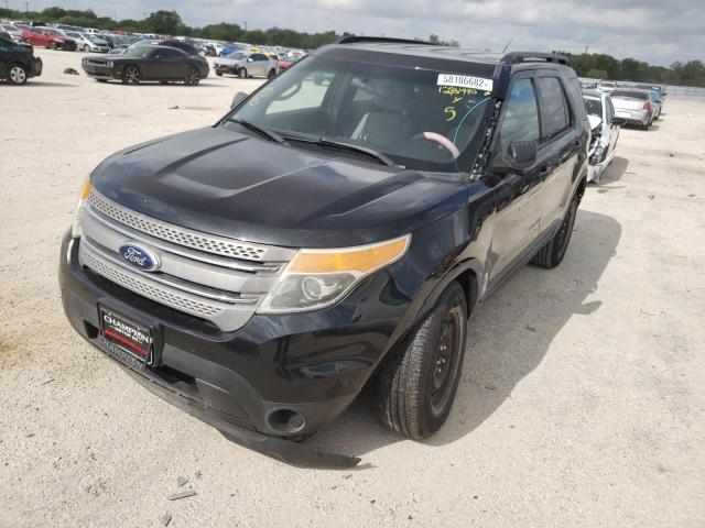 1FM5K7B99DGA11978 - 2013 FORD EXPLORER BLACK photo 2