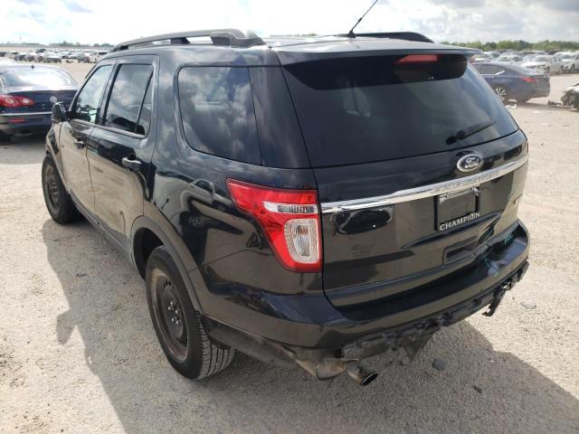 1FM5K7B99DGA11978 - 2013 FORD EXPLORER BLACK photo 3