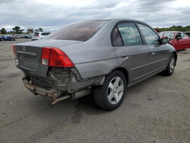 2HGES267X4H549482 - 2004 HONDA CIVIC EX GRAY photo 4