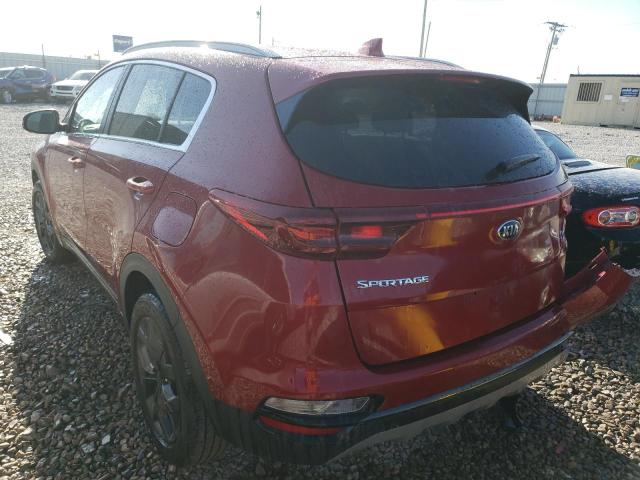 KNDP6CAC7L7714131 - 2020 KIA SPORTAGE S RED photo 3