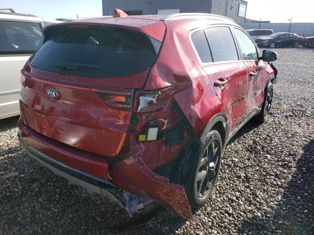 KNDP6CAC7L7714131 - 2020 KIA SPORTAGE S RED photo 4