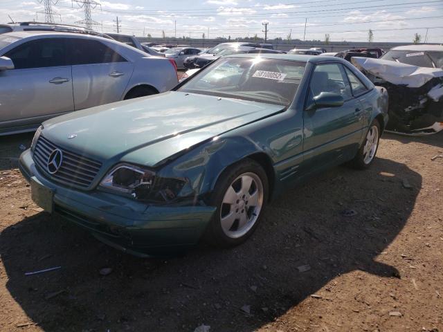 WDBFA68F5XF172565 - 1999 MERCEDES-BENZ SL 500 GREEN photo 2