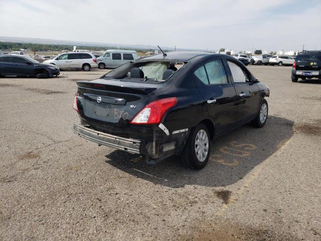 3N1CN7AP8KL850972 - 2019 NISSAN VERSA S BLACK photo 4