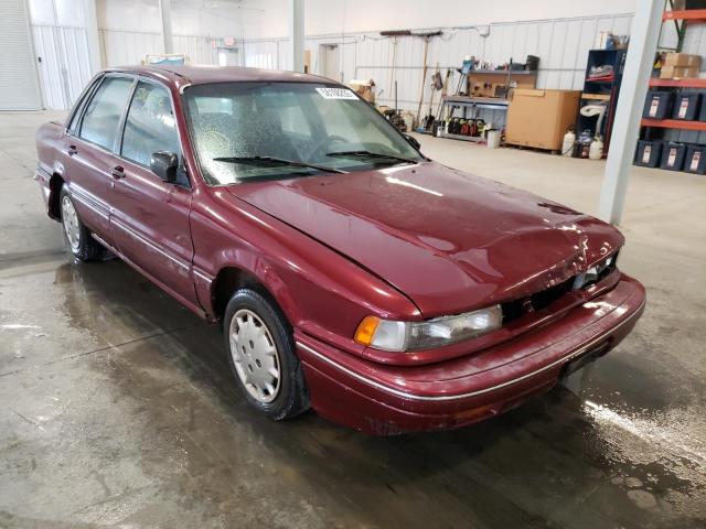 JA3CR46V1NU023668 - 1992 MITSUBISHI GALANT MAROON photo 1