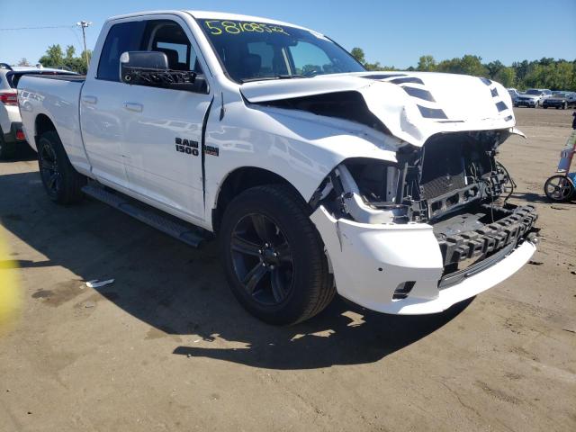 1C6RR7HT4JS205757 - 2018 RAM 1500 SPORT WHITE photo 1