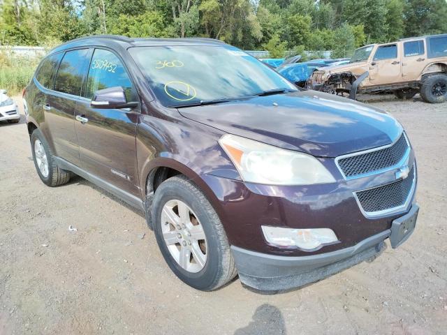 1GNEV23D49S135606 - 2009 CHEVROLET TRAVERSE L MAROON photo 1