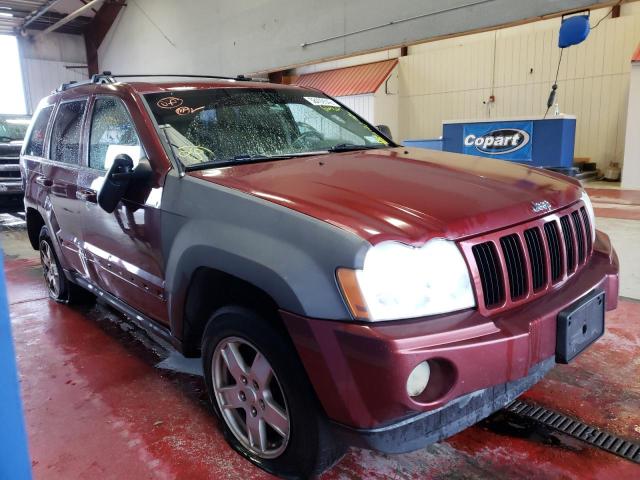 1J8GR48K87C664629 - 2007 JEEP GRAND CHER RED photo 1