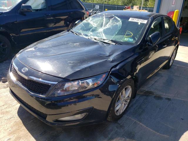 KNAGM4A77C5292336 - 2012 KIA OPTIMA LX BLACK photo 2