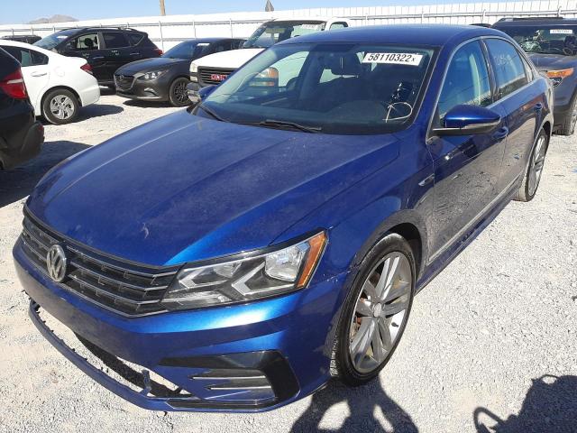 1VWDT7A37HC008436 - 2017 VOLKSWAGEN PASSAT R-L BLUE photo 2