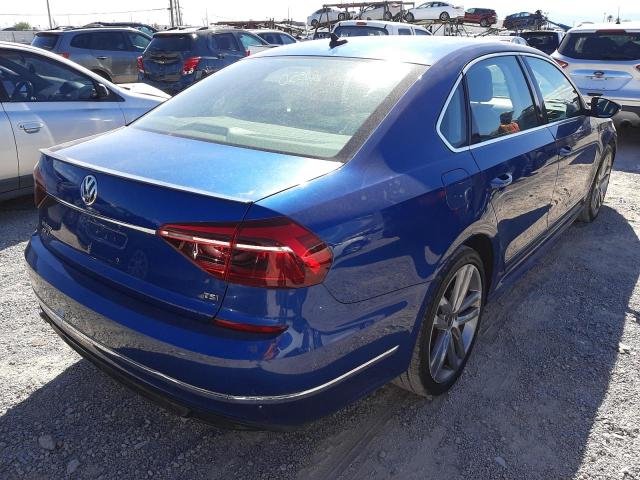 1VWDT7A37HC008436 - 2017 VOLKSWAGEN PASSAT R-L BLUE photo 4
