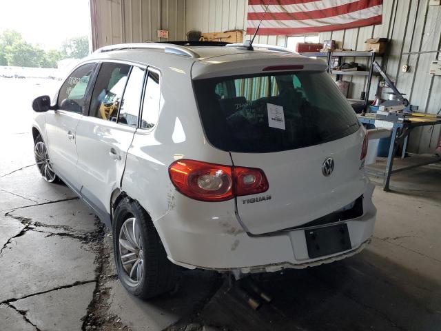 WVGBV75N19W501119 - 2009 VOLKSWAGEN TIGUAN SE WHITE photo 3