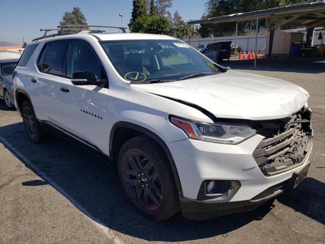 1GNERKKW6KJ252493 - 2019 CHEVROLET TRAVERSE P WHITE photo 1