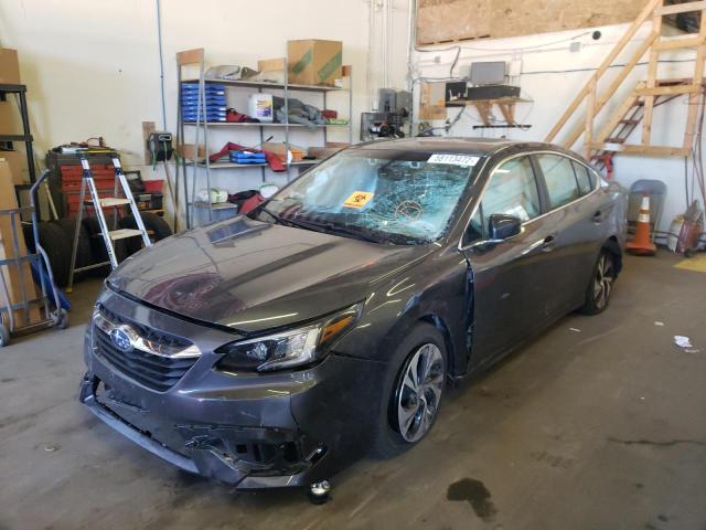 4S3BWAD66N3011568 - 2022 SUBARU LEGACY PRE GRAY photo 2