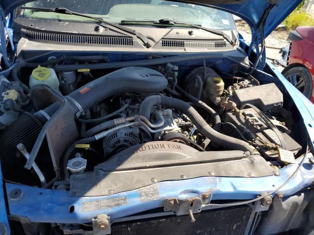 1B7GL22Z4XS243595 - 1999 DODGE DAKOTA BLUE photo 7