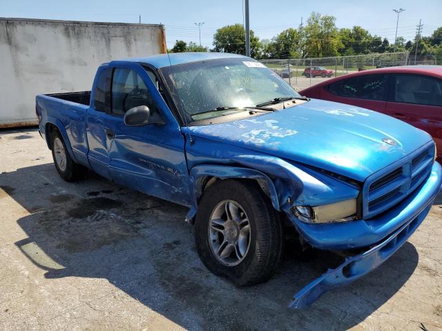 1B7GL22Z4XS243595 - 1999 DODGE DAKOTA BLUE photo 9