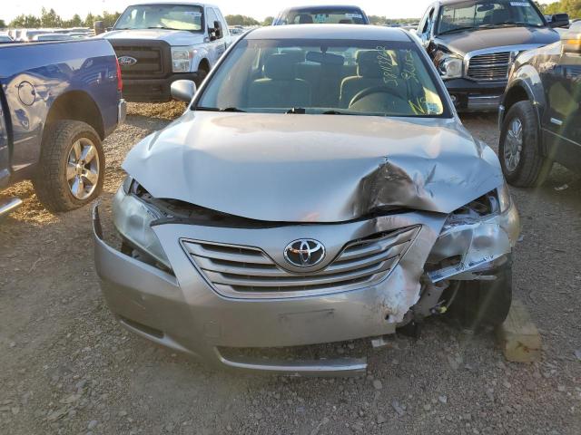 JTNBE46K073075716 - 2007 TOYOTA CAMRY CE SILVER photo 9