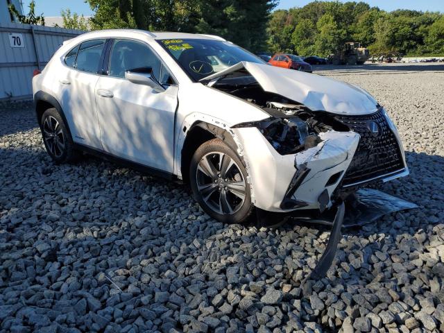 JTHU9JBH2K2018280 - 2019 LEXUS UX 250H WHITE photo 1