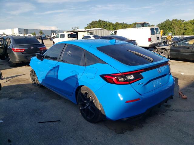 19XFL2H81NE011210 - 2022 HONDA CIVIC SPOR BLUE photo 3