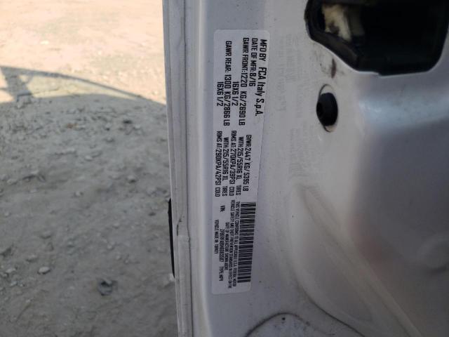 ZFBERFAB1H6D83587 - 2017 RAM PROMASTER 白色 照片 10