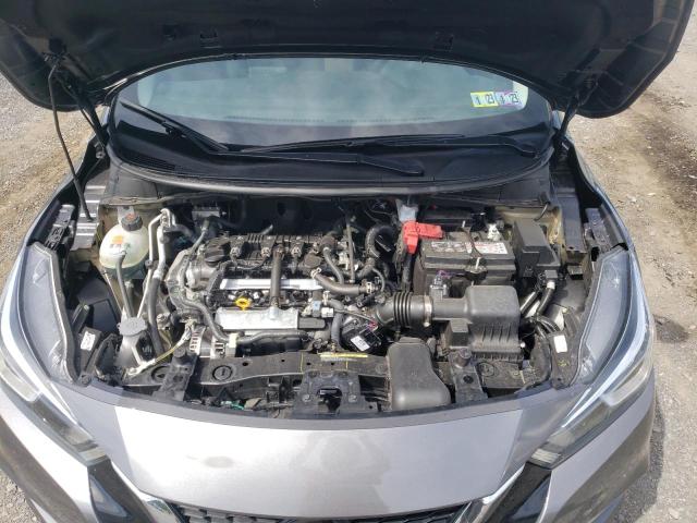 3N1CN8DV5ML920026 - 2021 NISSAN VERSA S GRAY photo 7