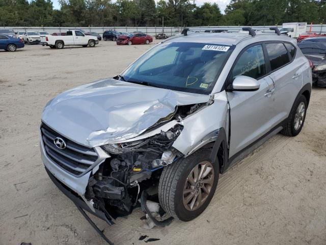 KM8J3CA49JU716173 - 2018 HYUNDAI TUCSON SEL SILVER photo 2